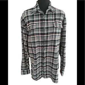 Jachs Men's Brawny Layer Button Up Flannel Shirt 974954 Size LT .